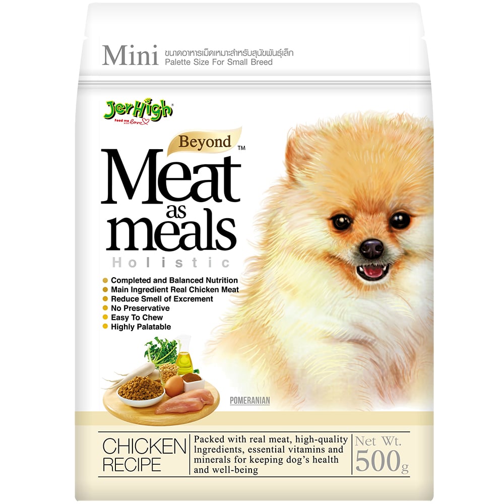 Thức ăn hạt mềm cho chó vị thịt gà JERHIGH Meat as Meals Chicken Recipe