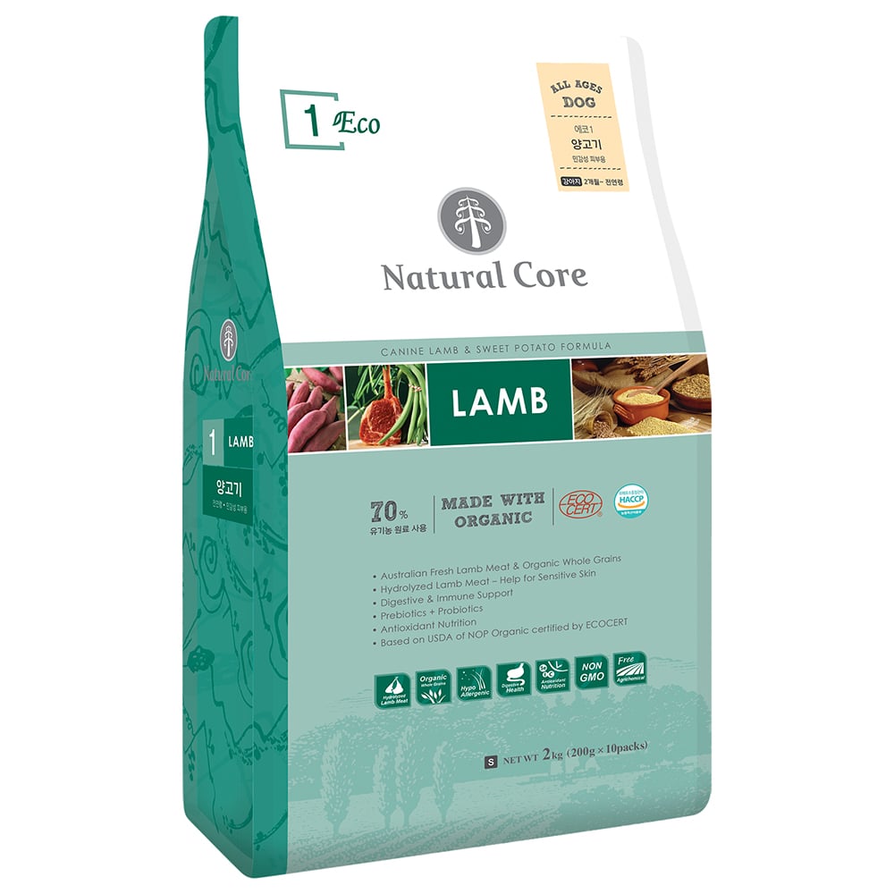 Thức ăn cho chó hữu cơ NATURAL CORE Lamb & Potato Organic