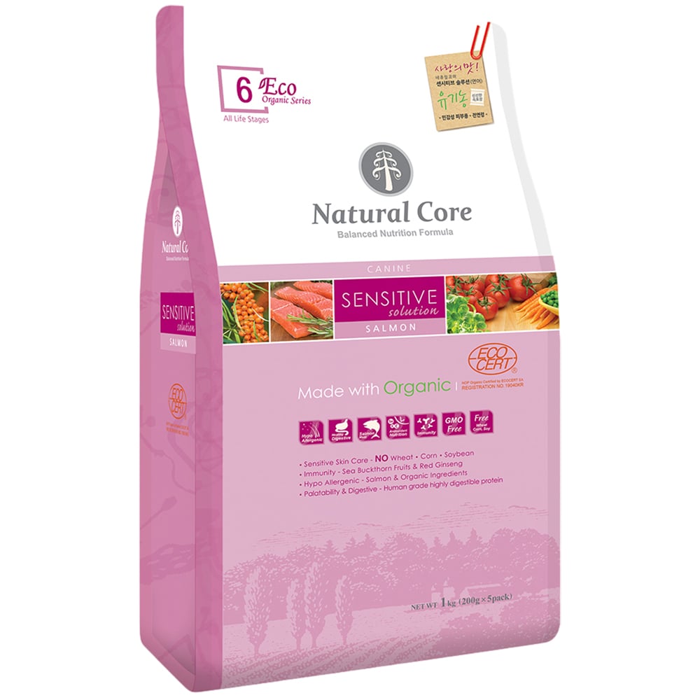Thức ăn cho chó hữu cơ NATURAL CORE Sensitive Salmon Organic