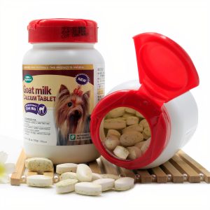 Thuốc bổ sung canxi cho chó VEGEBRAND Goat Milk Calcium Tablet