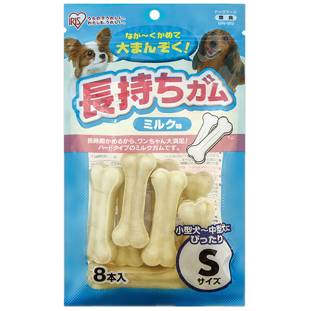 Xương canxi da bò cho chó vị sữa IRIS OHYAMA GN8S